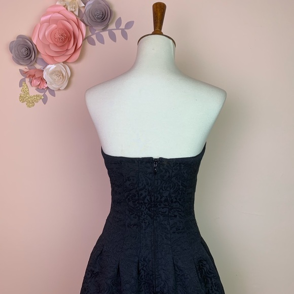 Zara | Dresses | New Zara Brocade Strapless Corset Dress | Poshmark